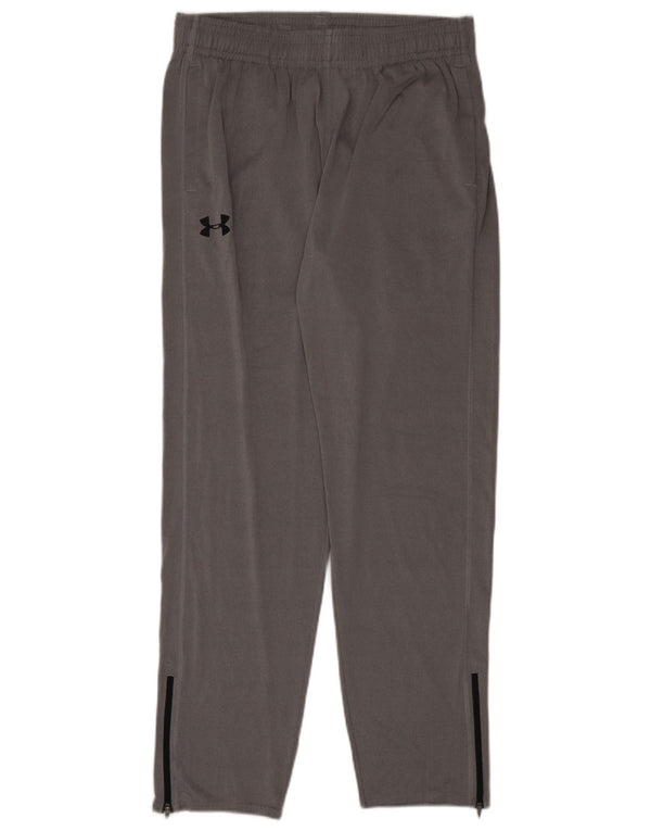 Мужские спортивные брюки Under Armour, большие серые, полиэстер с цветными блоками