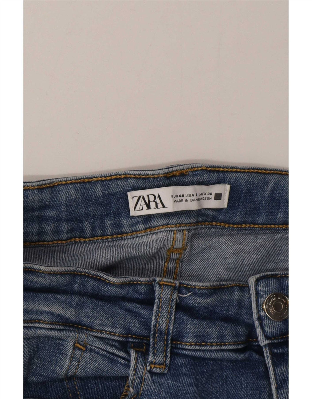 Женские джинсы скинни Zara EU 40 Medium W30 L27 Синие