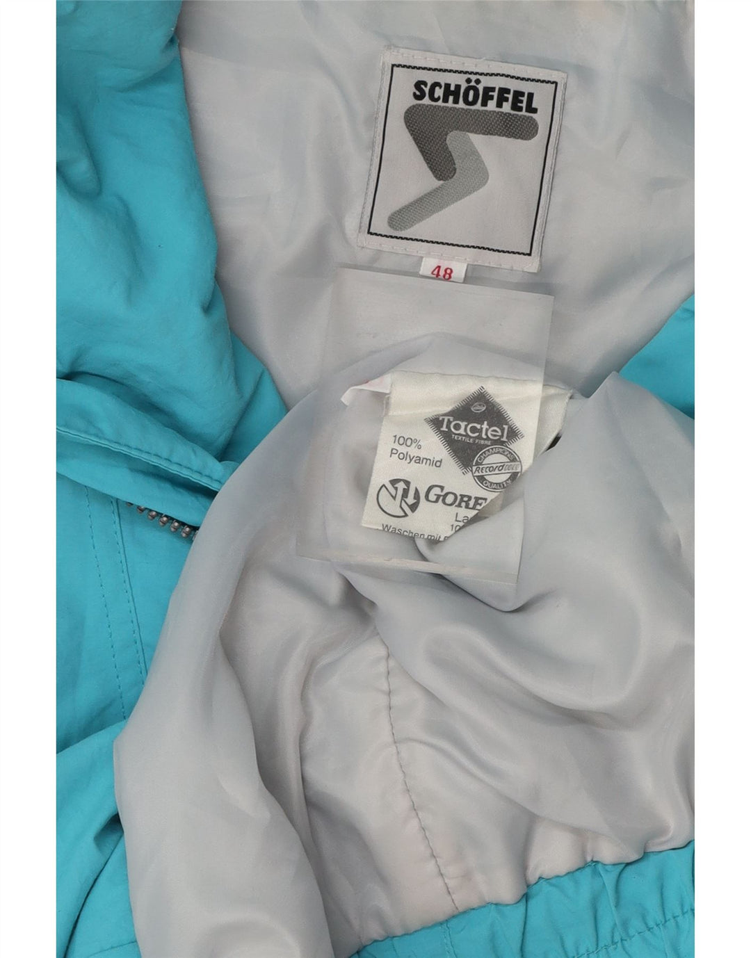 SCHOFFEL Мужской анорак свободного покроя с капюшоном Gore-Tex EU 48 Средний Синий