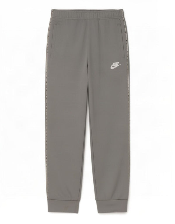 Спортивный костюм Nike для мальчиков, брюки для бега, 12–13 лет, большой размер, серый полиэстер