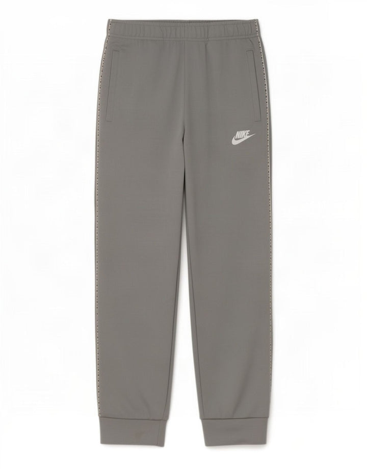 Спортивный костюм Nike для мальчиков, брюки для бега, 12–13 лет, большой размер, серый полиэстер