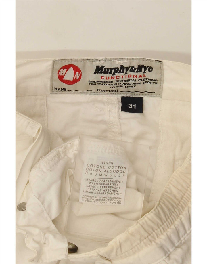 Мужские шорты чинос Murphy & Nye W31, средний белый хлопок, хлопок