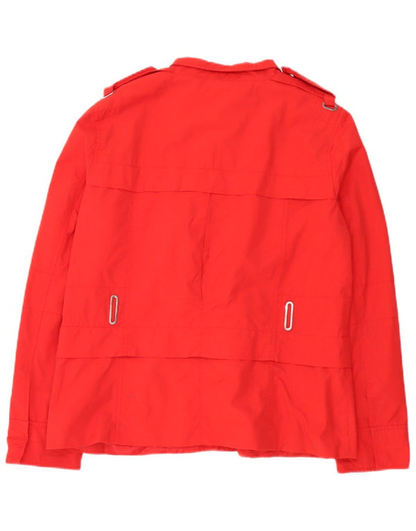 Женская куртка в стиле милитари Zara UK 18 XL, красный хлопок