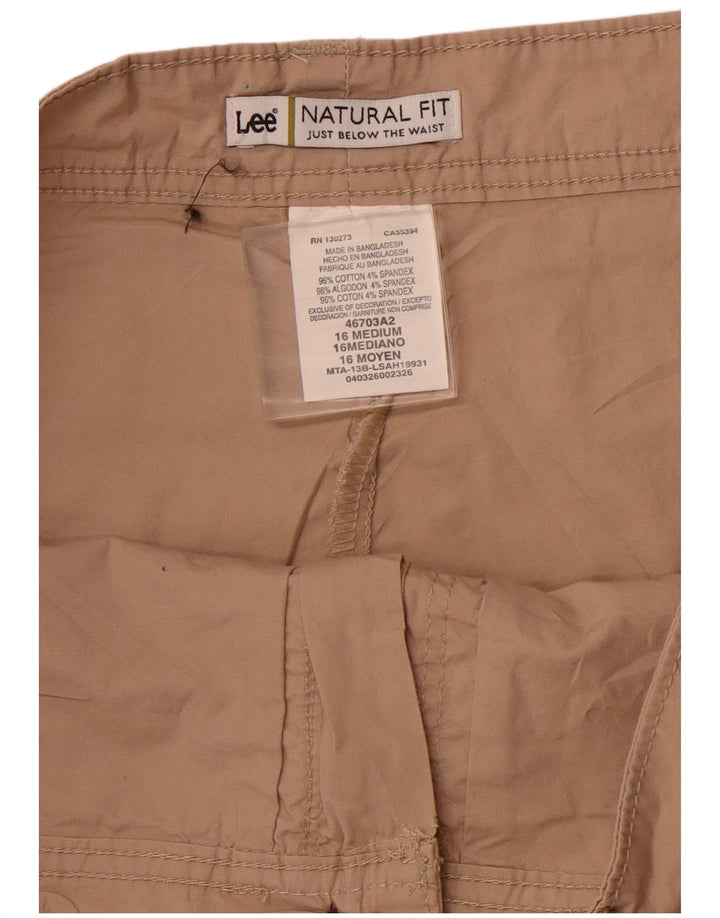 Женская мини-юбка LEE US 16 2XL, коричневый хлопок