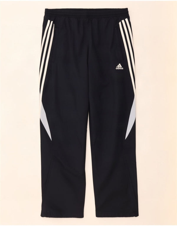 Мужские спортивные брюки Adidas Clima 365, средний черный полиэстер с цветными блоками
