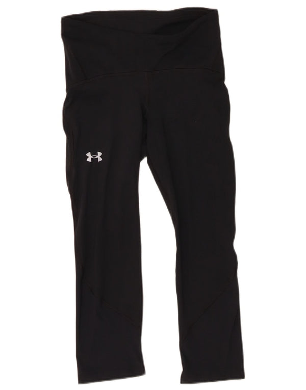 Женские леггинсы-капри Under Armour Heat Gear UK 8, маленькие черные