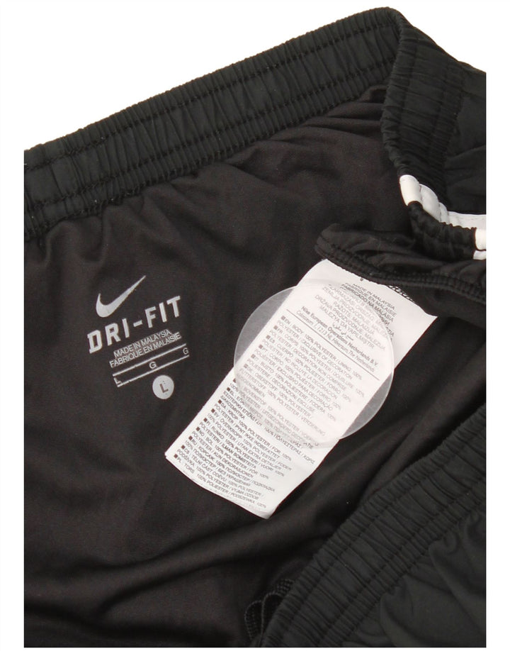 Женские спортивные шорты Nike Dri Fit UK 14, большие черные, полиэстер