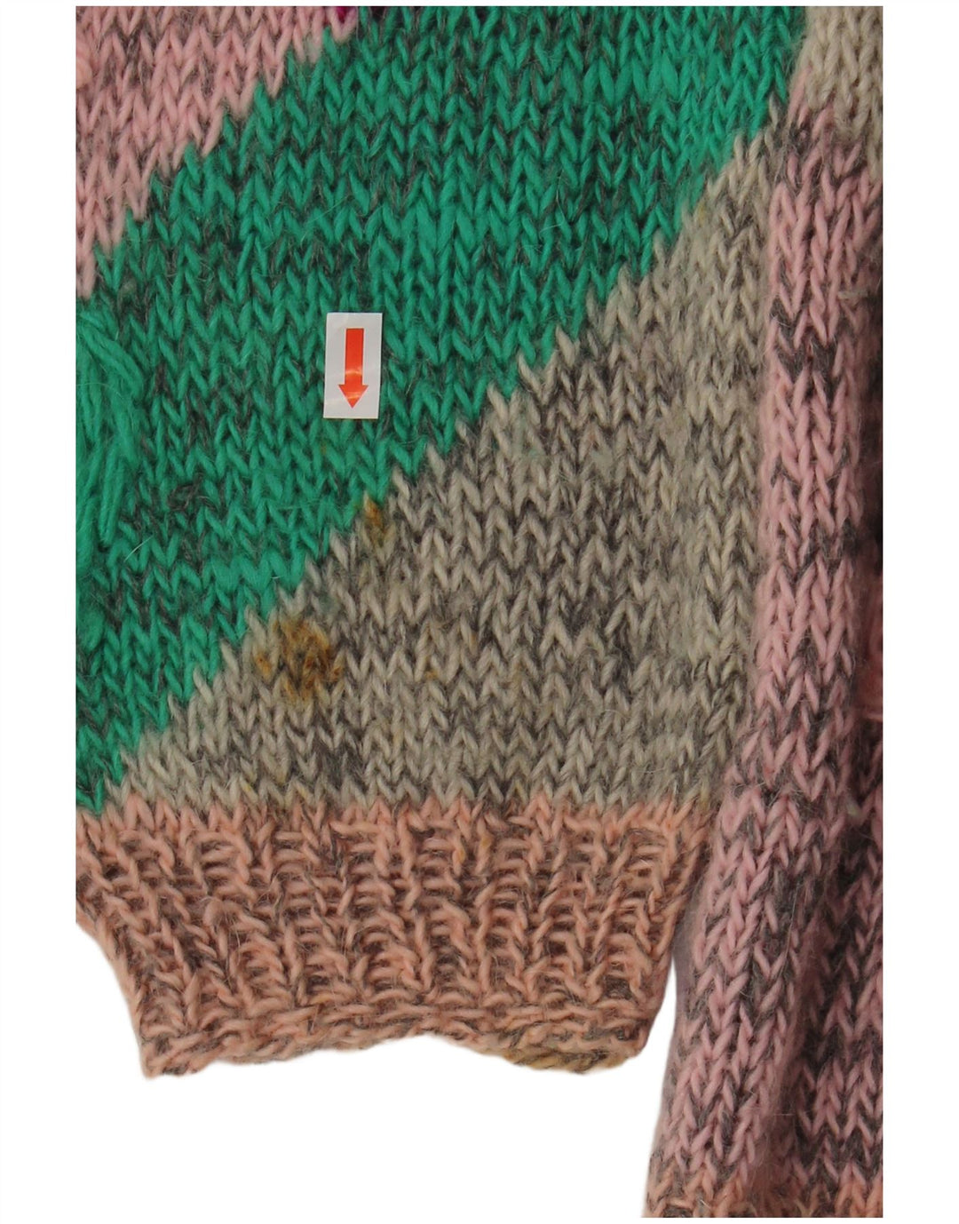 ВИНТАЖНЫЙ женский джемпер с вырезом «лодочка», Великобритания, 18 XL, разноцветный цветочный принт