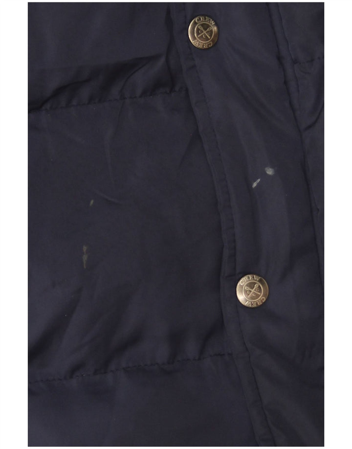 Мужская утепленная жилетка Crew Clothing UK 38, средний темно-синий полиэстер