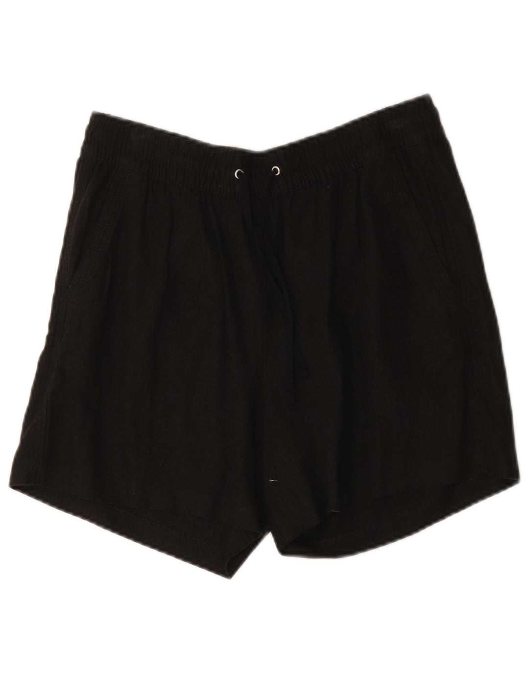 Женские шорты чинос Marks & Spencer UK 12 Medium W30, черные льняные