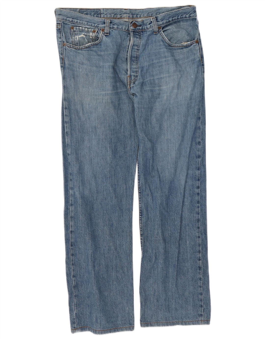 Мужские прямые джинсы Levi's 501 W38 L30 синие, хлопок