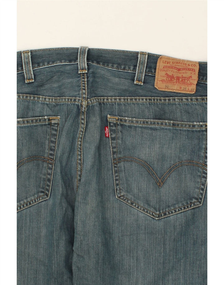 Мужские прямые джинсы LEVI'S 501 W38 L26 синие, хлопок