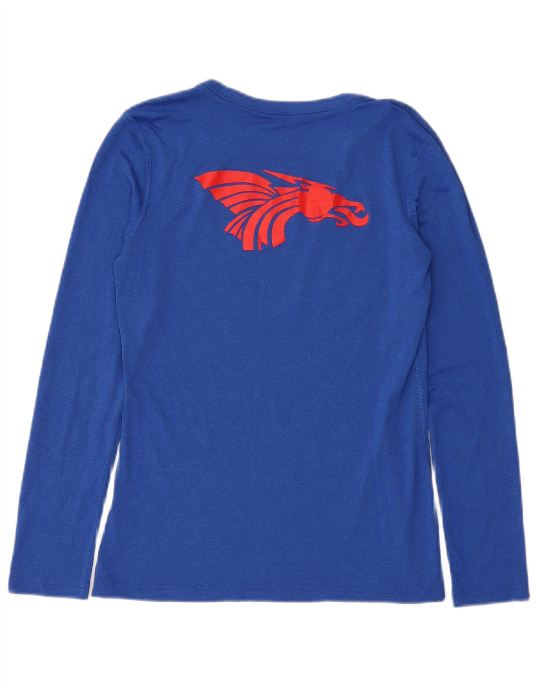 Женские кроссовки Nike Hutchinson Graphic Top с длинным рукавом UK 10, маленький синий полиэстер