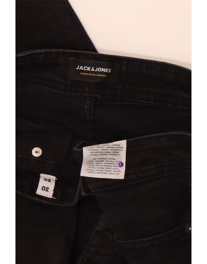 Мужские зауженные джинсы Jack & Jones GLENN W30 L30, черный хлопок