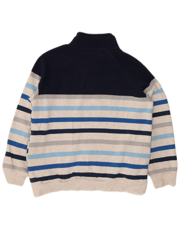 Женский свитер-свитшот CREW CLOTHING UK 14, большие разноцветные полоски