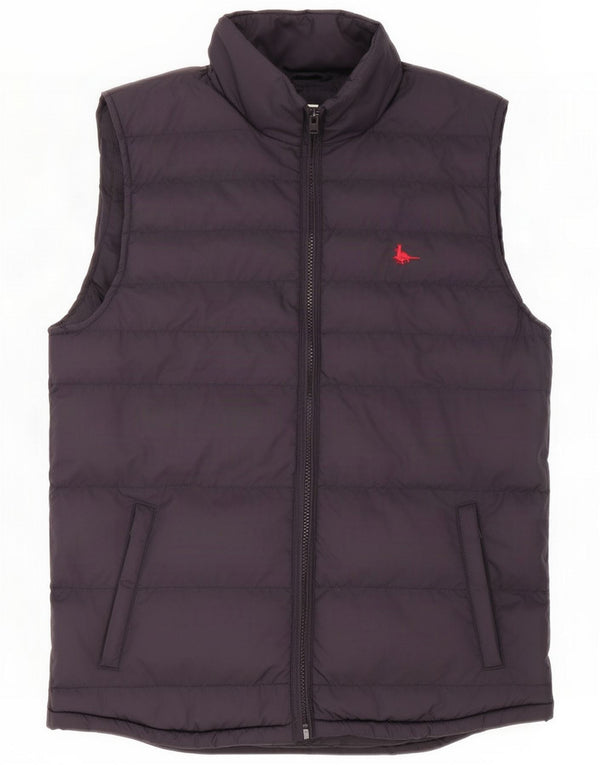 Jack Wills Mens Padded Gilet UK 40 Large Navy Blue