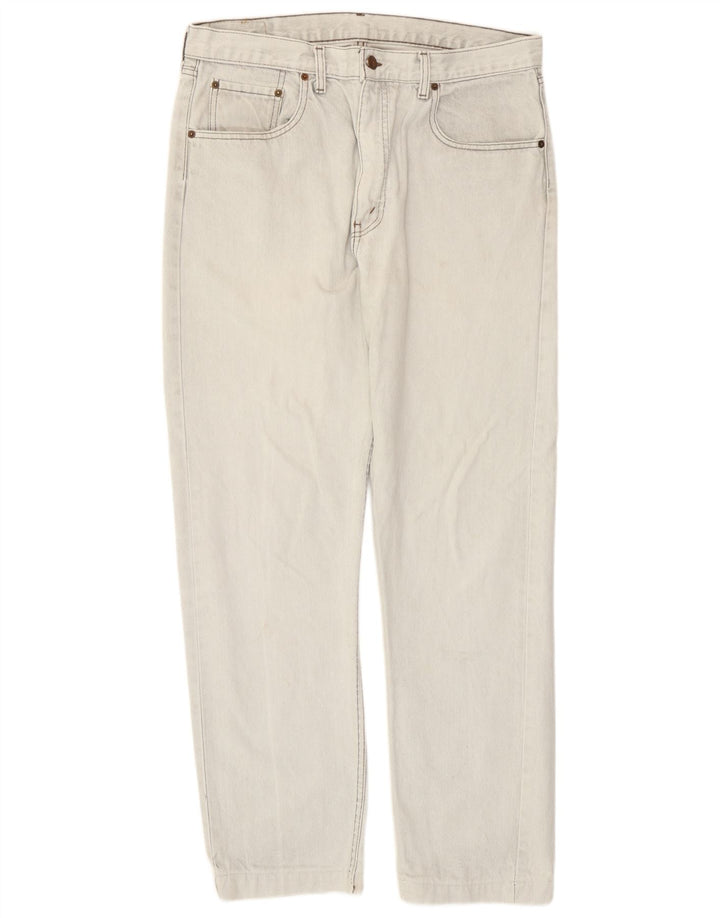 Мужские прямые джинсы Levi's 505 W38 L30 серые