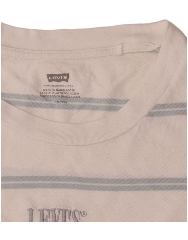 Женская футболка Levi's Top UK 10, маленькая белая полоска