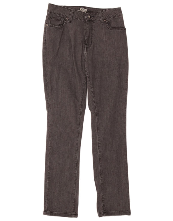 Женские узкие джинсы классического кроя L.L.Bean UK 4 XS W24 L28, серый хлопок