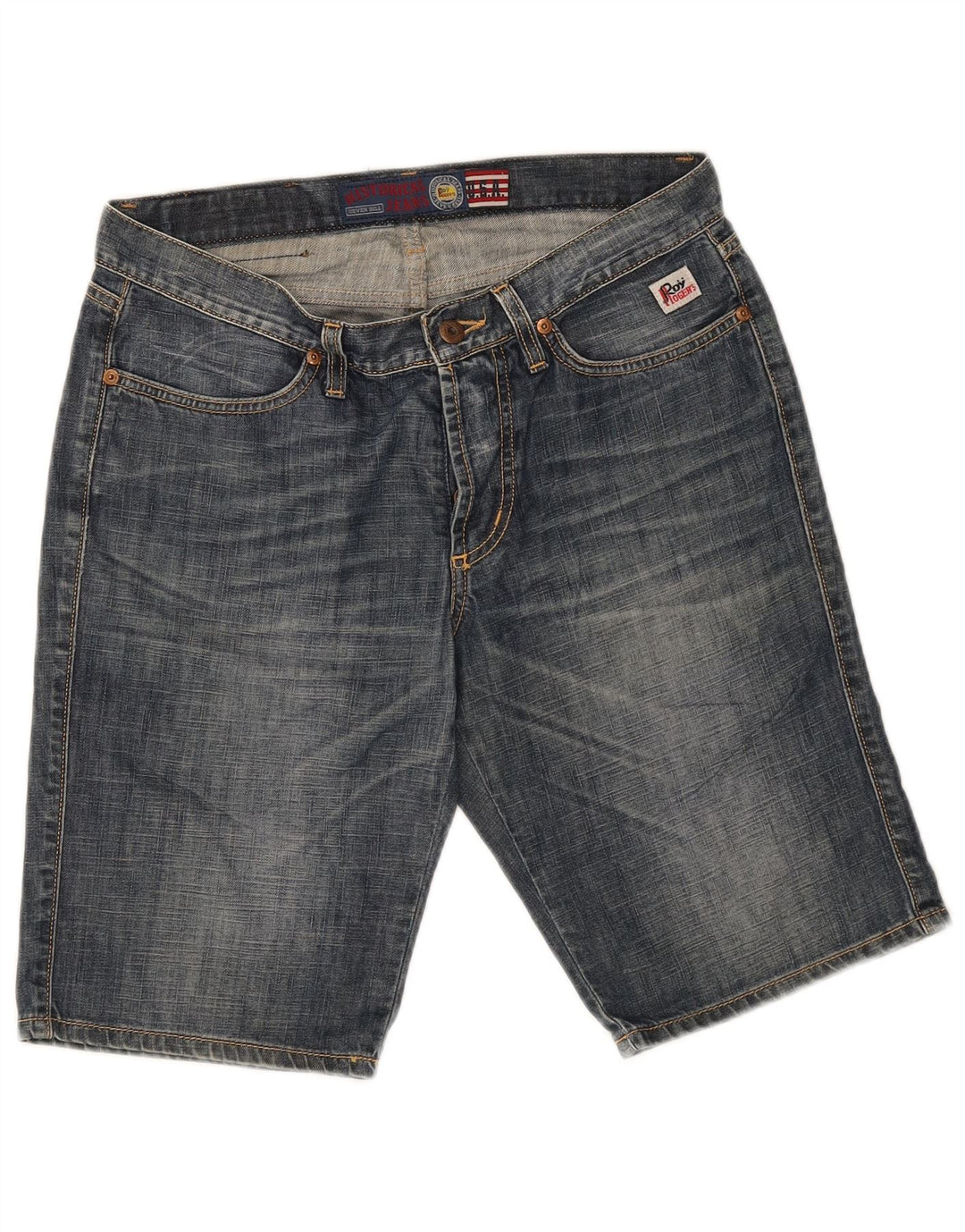 Женские джинсовые шорты Roy Rogers IT 44 Medium W30 Синие, хлопок