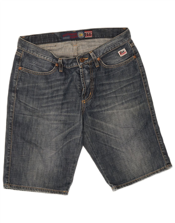 Женские джинсовые шорты Roy Rogers IT 44 Medium W30 Синие, хлопок