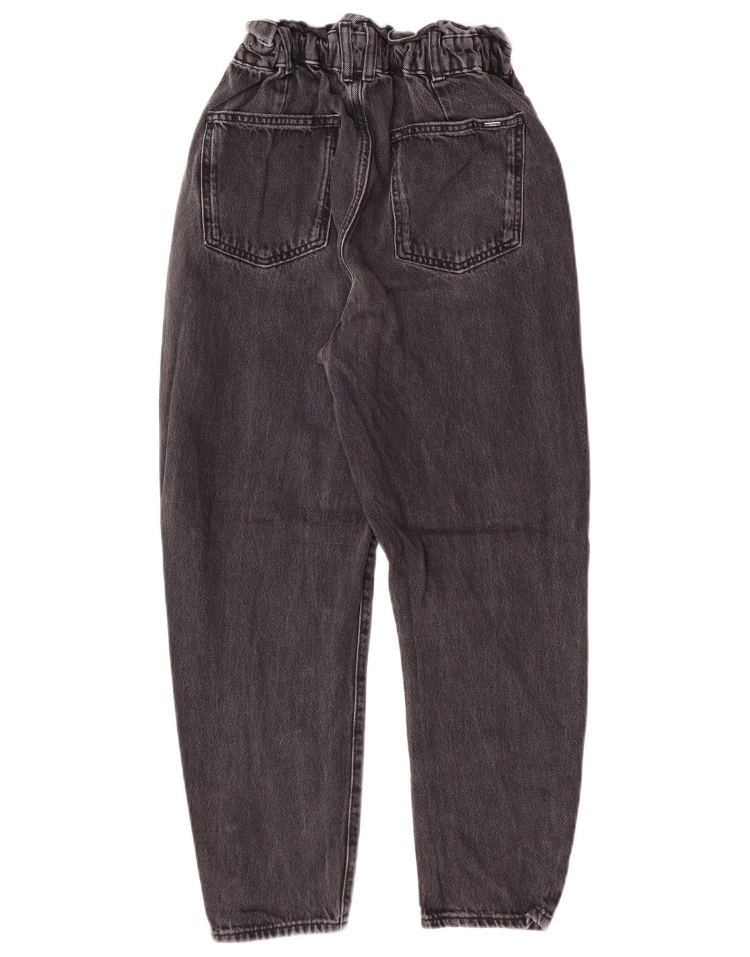 Женские зауженные джинсы Zara с высокой талией EU 34 2XS W24 L25 Серые хлопковые современные