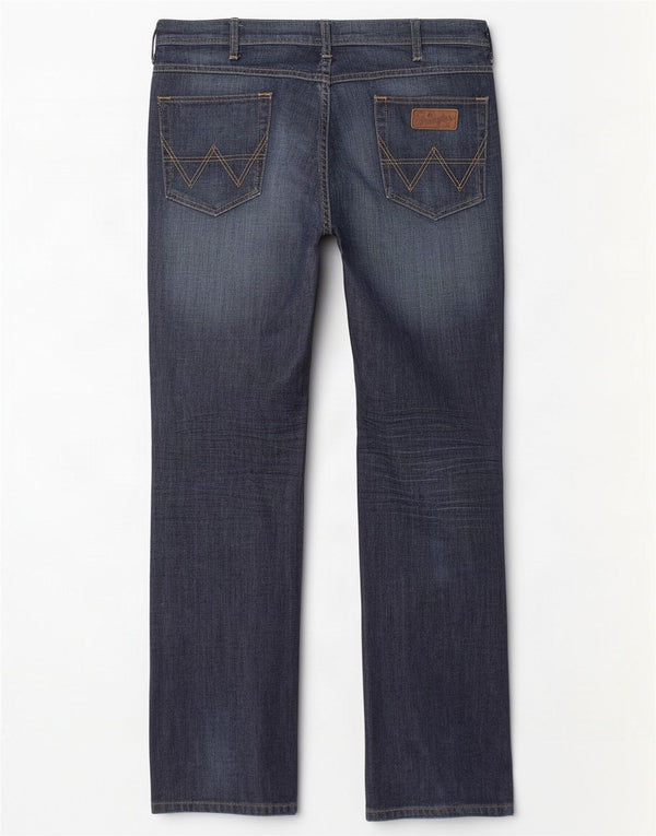 Джинсы Wrangler Arizona Stretch Straight W34 L34 темно-синие, хлопок