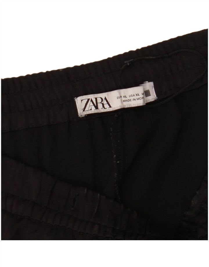 Женские спортивные брюки карго Zara UK 18 XL, черные