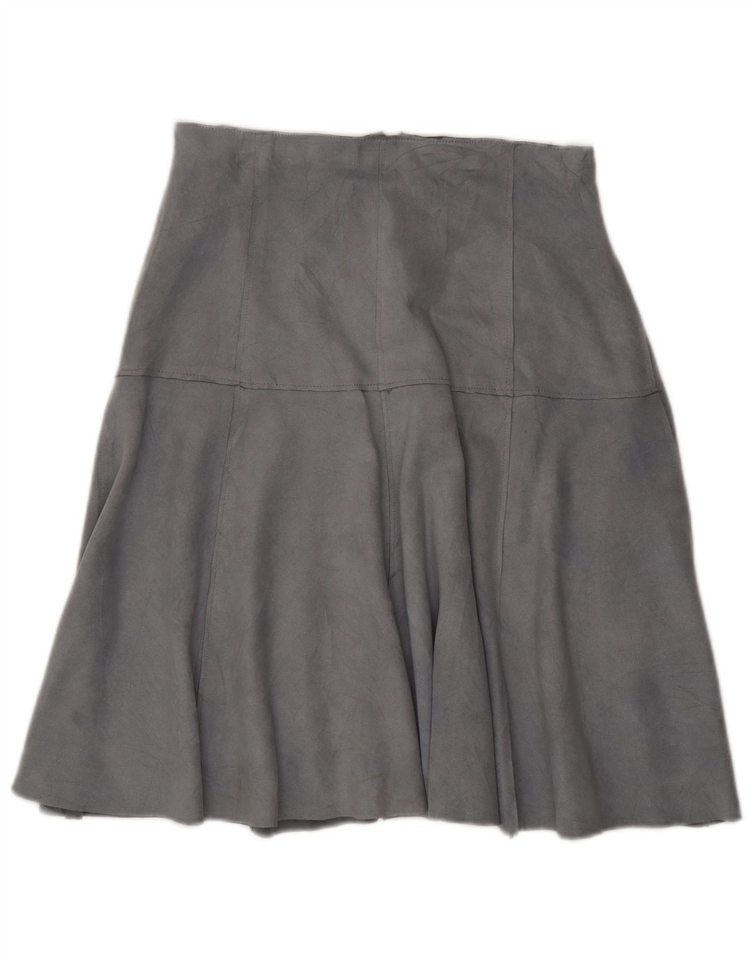 Женская замшевая юбка Zara, большая W30, синяя