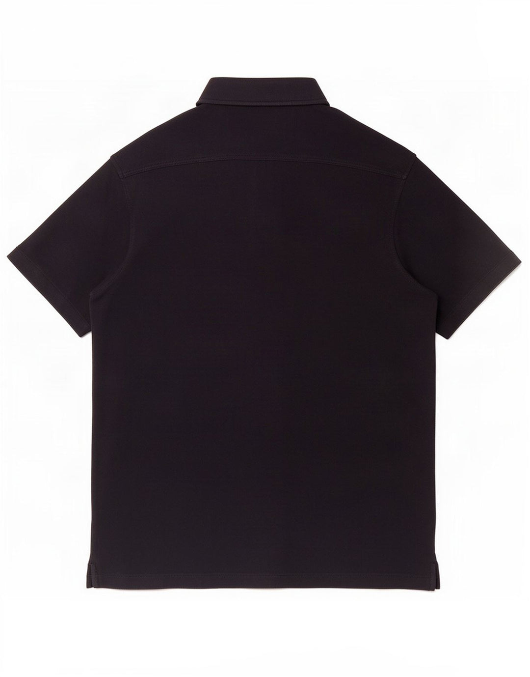 Мужская рубашка с коротким рукавом Massimo Dutti, маленький черный хлопок