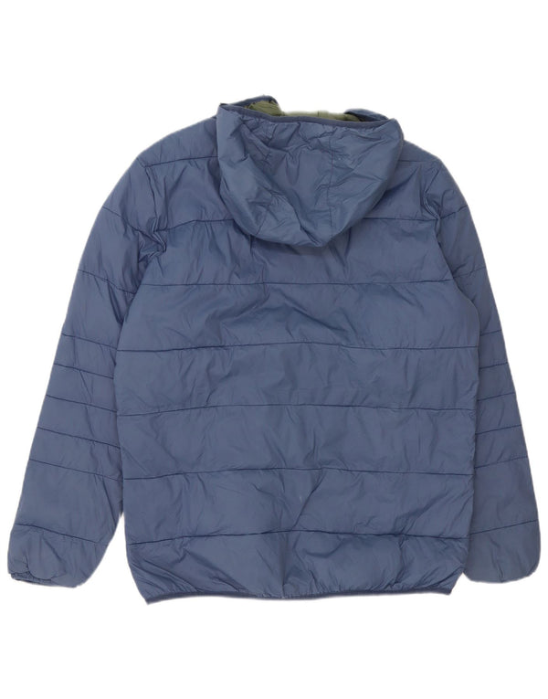 Мужская стеганая куртка с капюшоном Jack & Jones UK 38 средний синий
