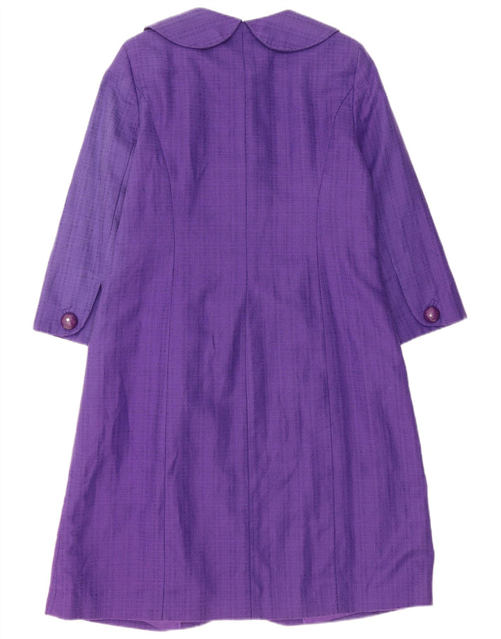 Женское пальто Monsoon UK 12, хлопковый средний фиолетовый цвет