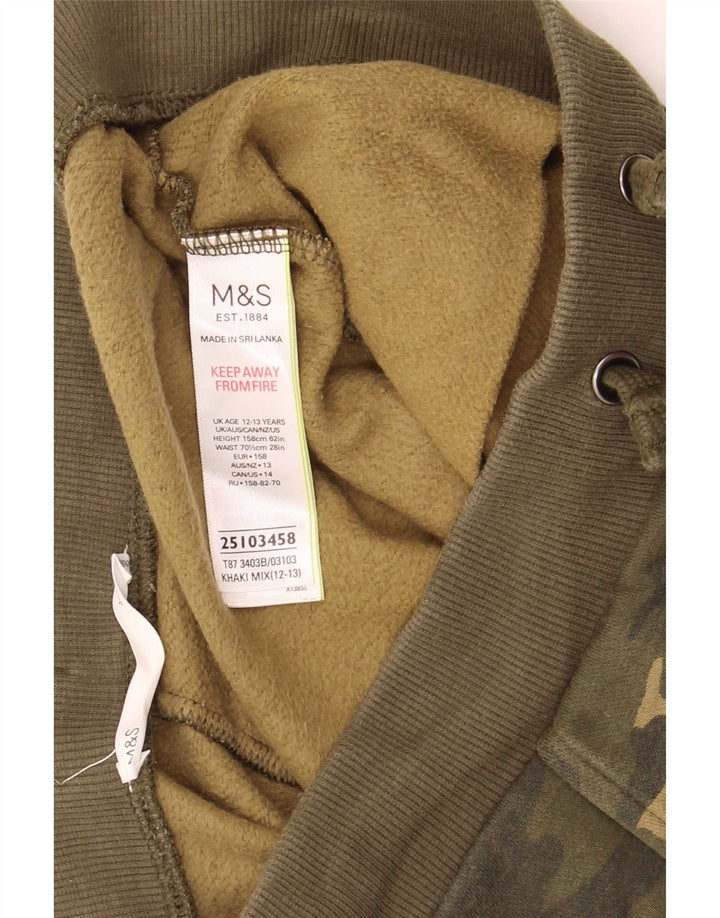 Спортивный костюм для мальчиков Marks & Spencer Брюки-джоггеры 12–13 лет цвета хаки