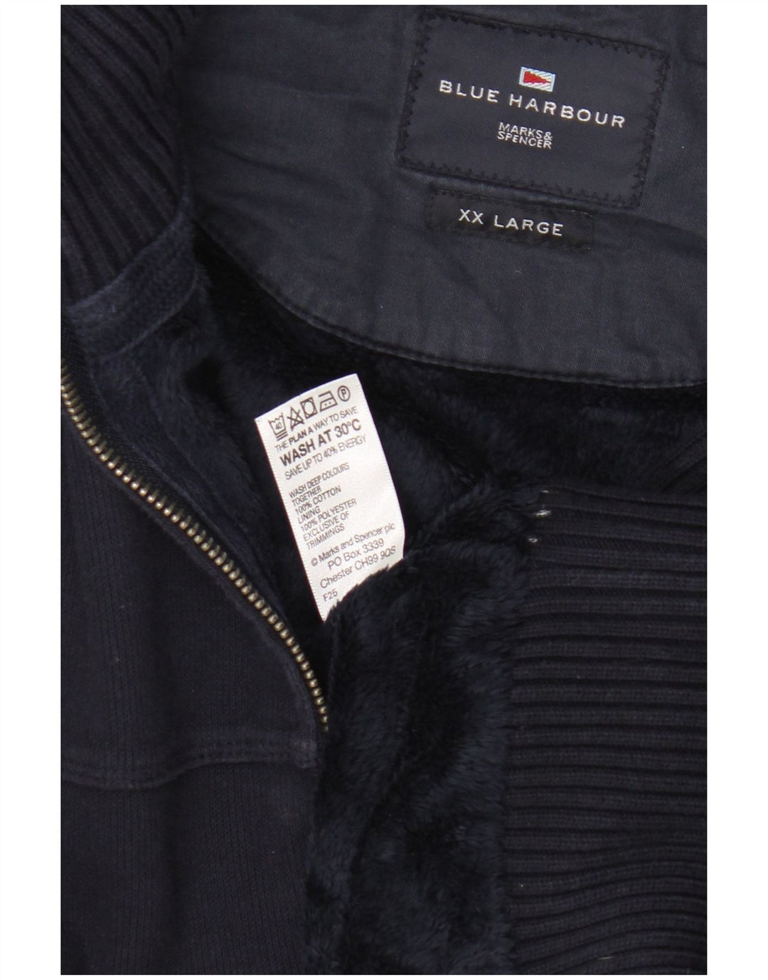 Мужской спортивный костюм Marks & Spencer Blue Harbour, 2XL, темно-синий, хлопок