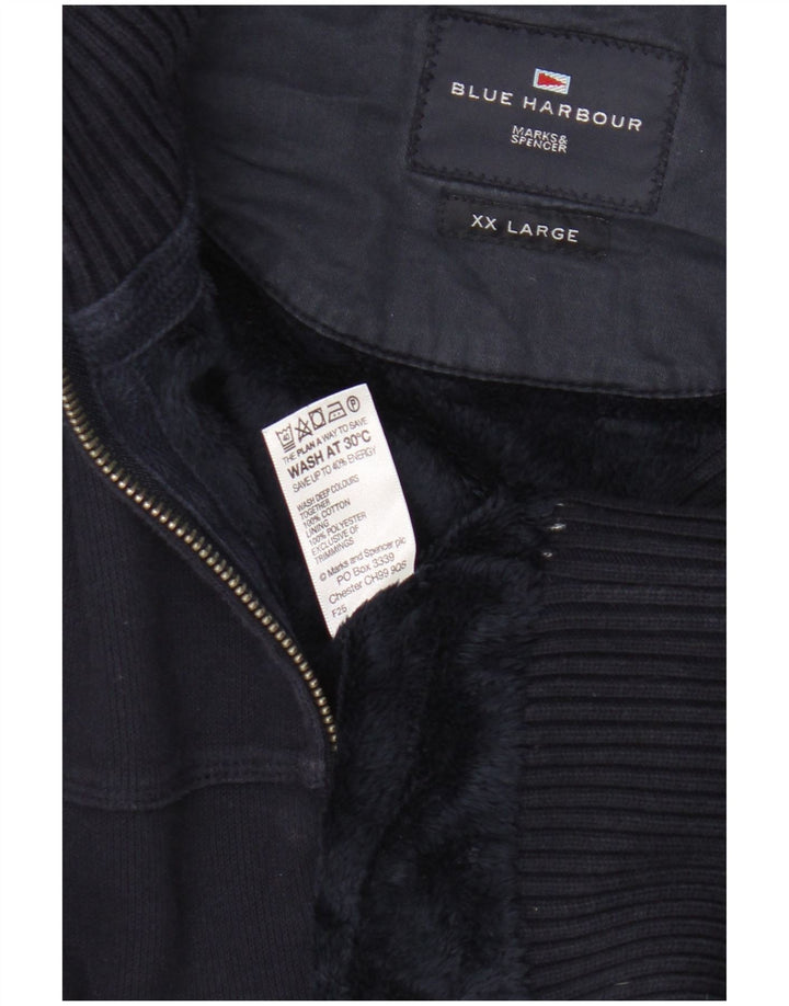 Мужской спортивный костюм Marks & Spencer Blue Harbour, 2XL, темно-синий, хлопок
