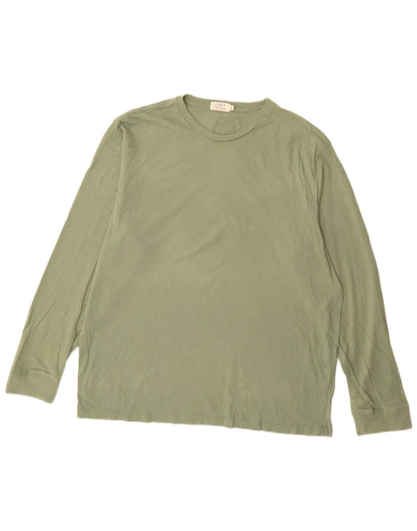 J. CREW Mens Broken In Top Long Sleeve XL Green