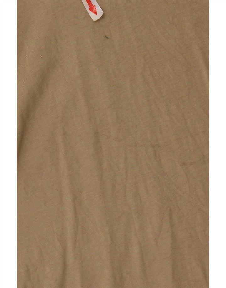 Мужская футболка Nike Top Medium Бежевый Хлопок
