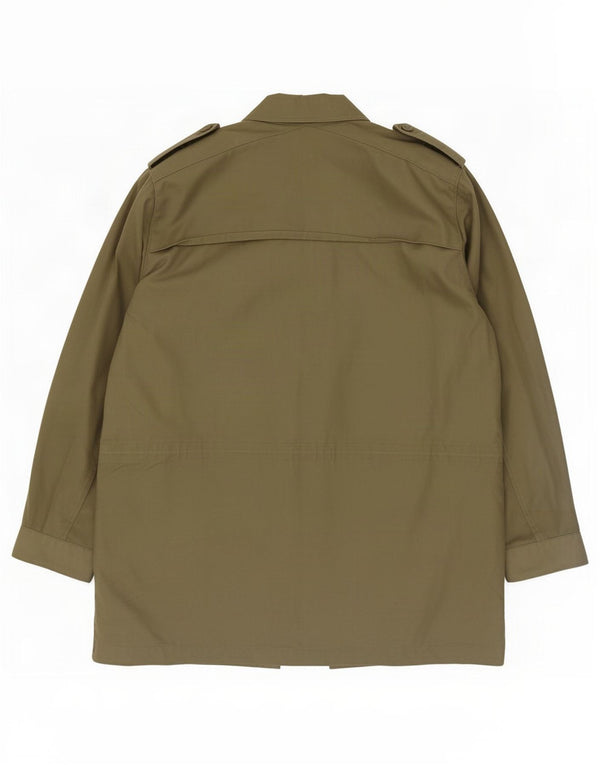 Винтажная мужская куртка в стиле милитари IT 52 XL, зеленый хлопок