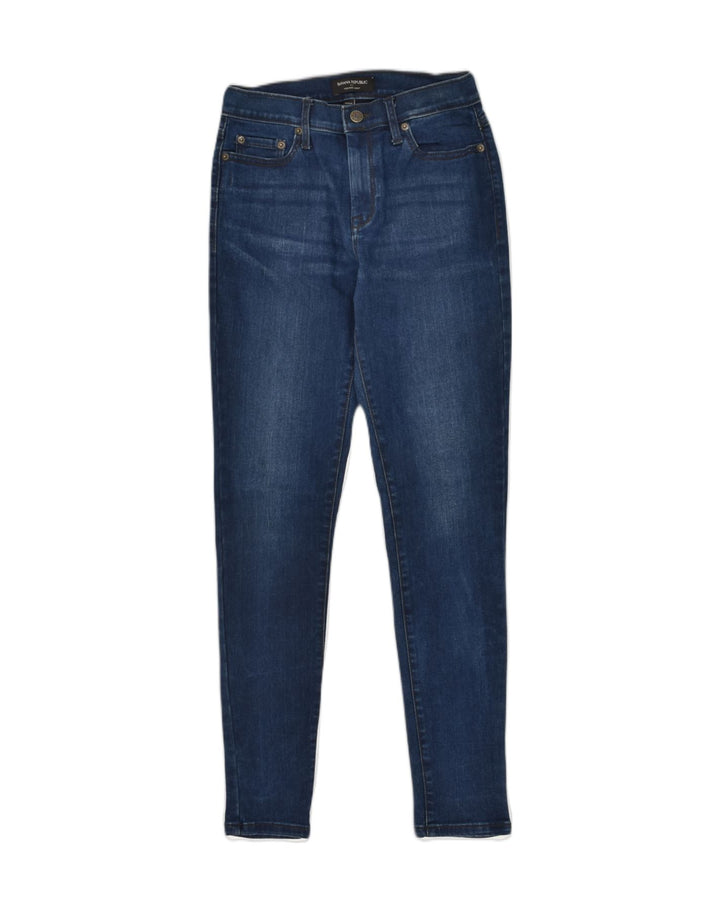 BANANA REPUBLIC Womens High Rise Skinny Jeans US 2 XS W26 L28 Blue Cotton | Vintage Banana Republic | Thrift | Second-Hand Banana Republic | Used Clothing | Messina Hembry 