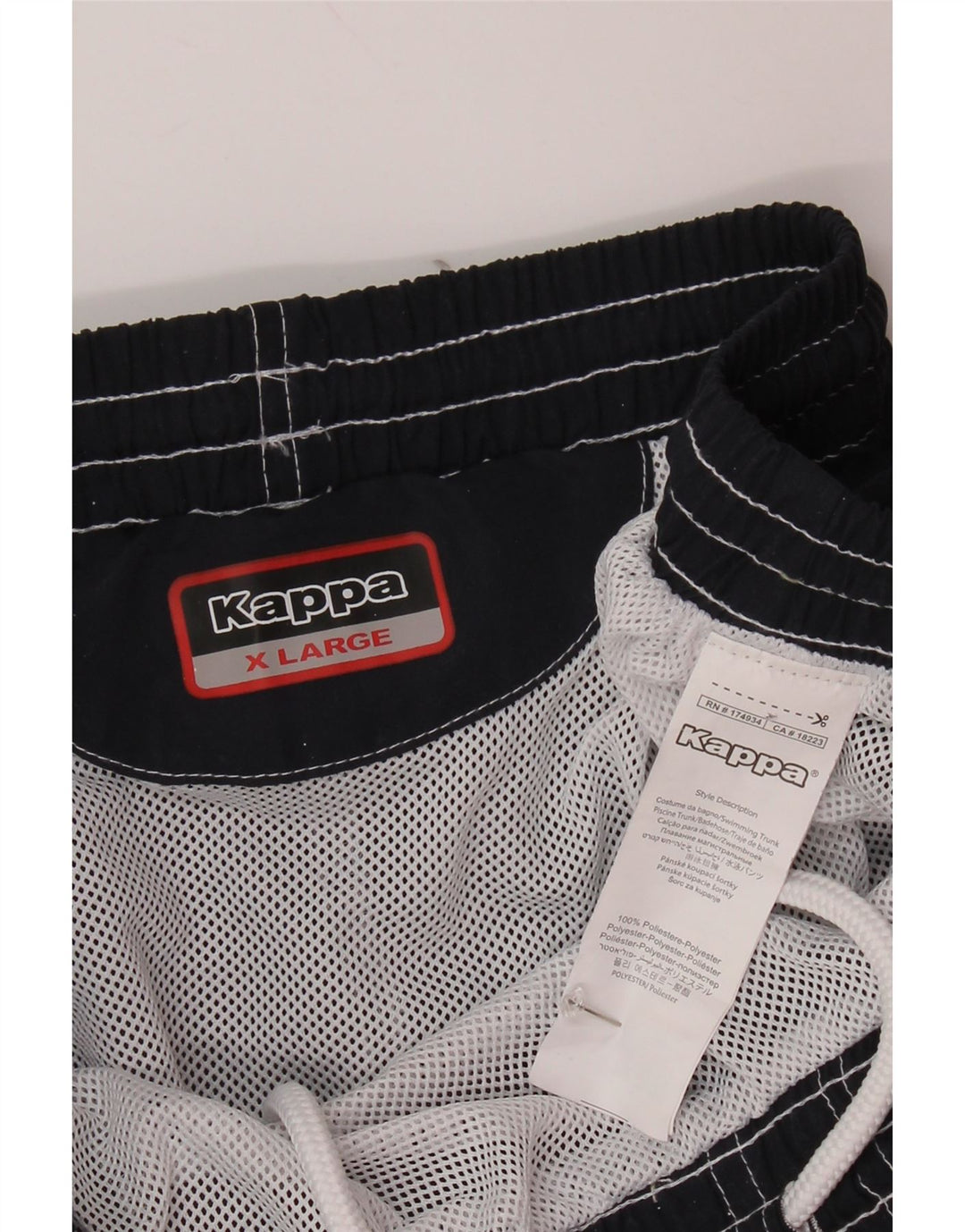 Мужские шорты для плавания KAPPA XL, темно-синий, полиэстер