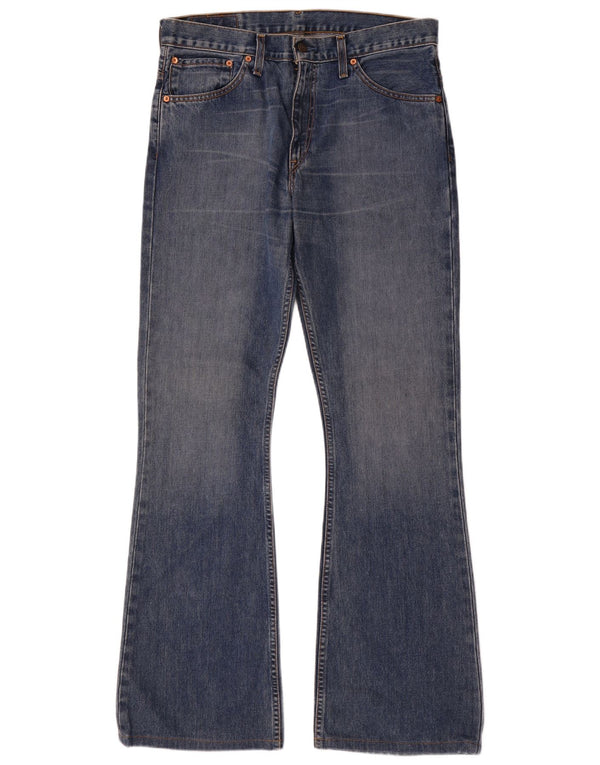 Женские джинсы Bootcut с высокой талией Levi's 516 W34 L36, синие, хлопок