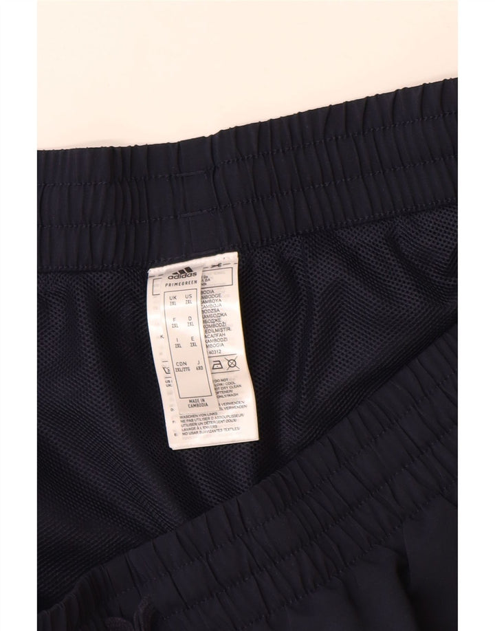 Мужские спортивные шорты Adidas 2XL темно-синие из полиэстера
