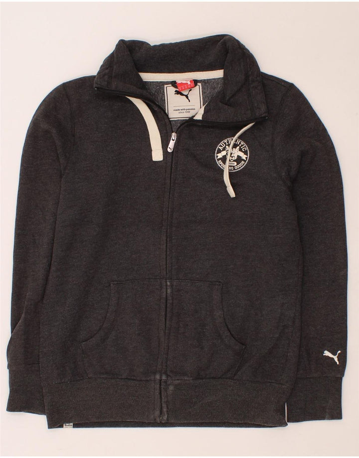 PUMA Womens Tracksuit Top Jacket UK 12 Medium Grey Vintage Puma and Second-Hand Puma from Messina Hembry 