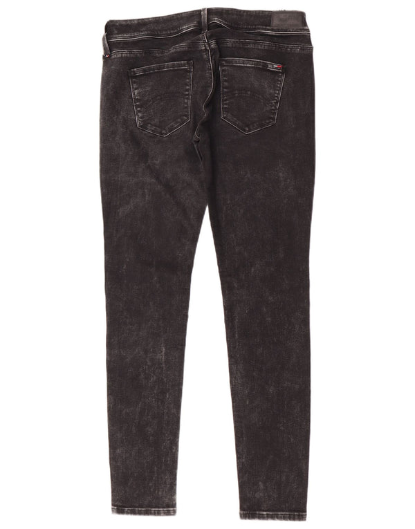 Женские джинсы скинни Tommy Hilfiger с ультравысокой талией W30 L30 Серый хлопок