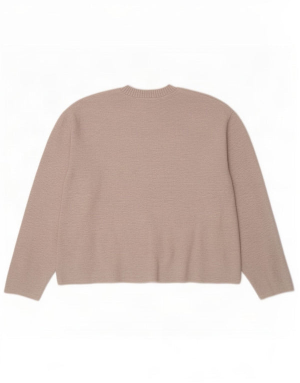 Женская блузка Zara Top UK 14, средний бежевый полиэстер