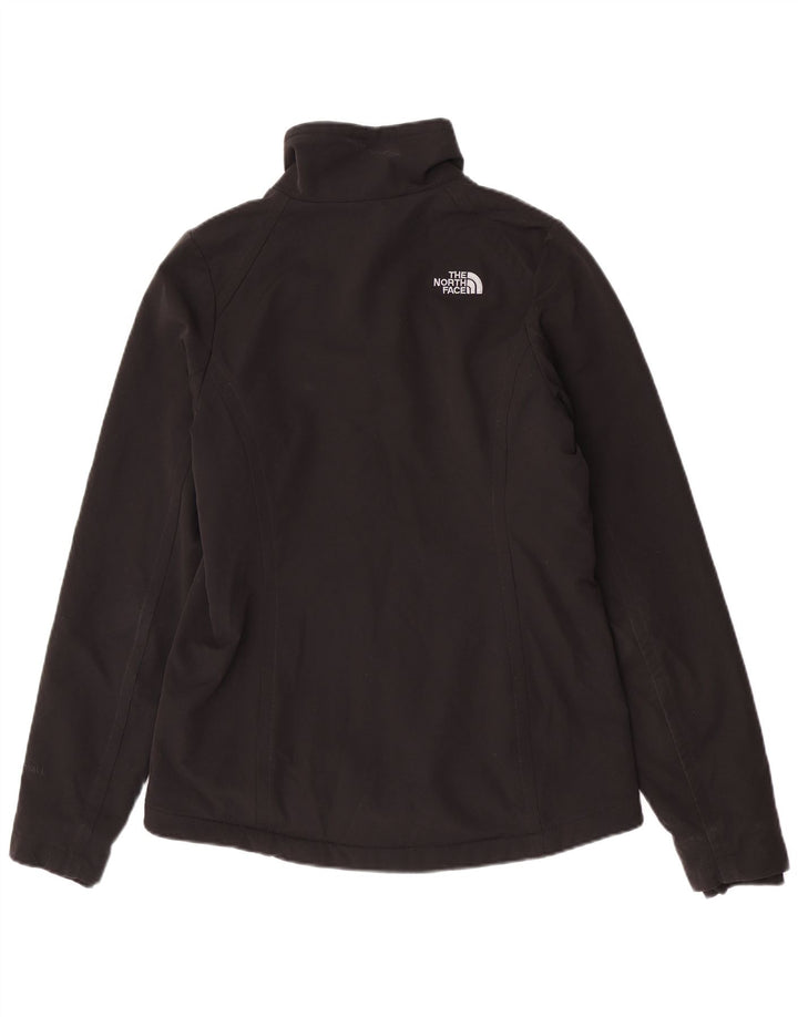Женская ветровка The North Face из шерпа, Великобритания 10, маленькая, черный полиэстер
