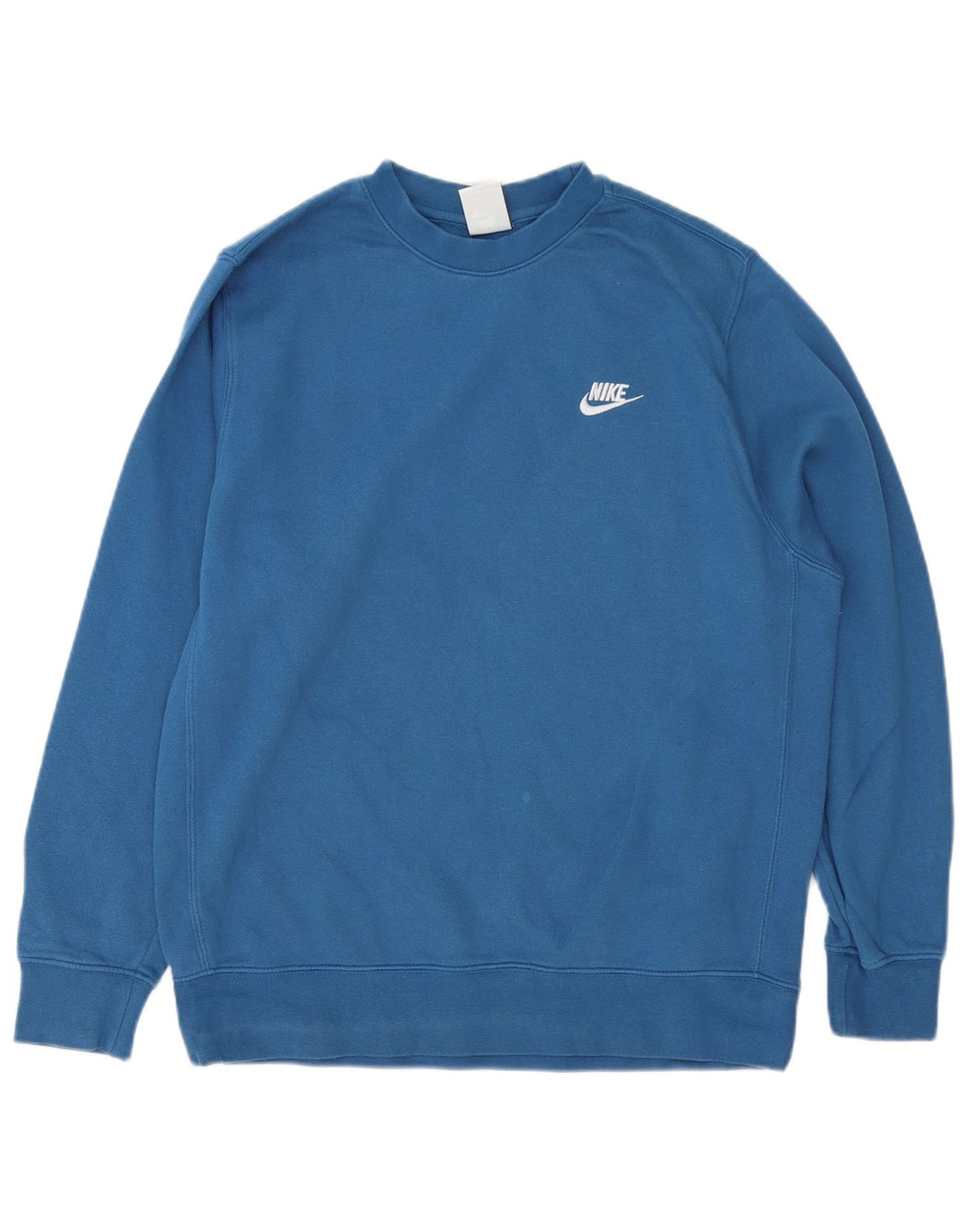 Мужской свитер Nike, большой синий хлопковый джемпер