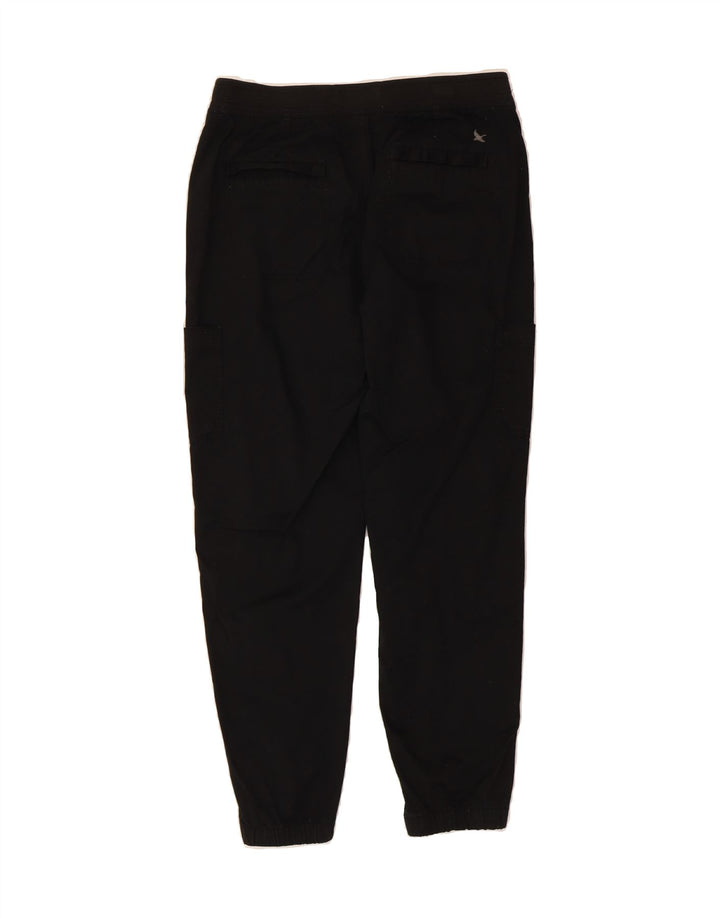 EDDIE BAUER Womens Tracksuit Trousers Joggers US 6 Medium  Black Cotton Vintage Eddie Bauer and Second-Hand Eddie Bauer from Messina Hembry 
