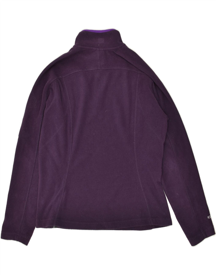 KARRIMOR Womens Fleece Jumper UK 12 Medium Purple Polyester | Vintage Karrimor | Thrift | Second-Hand Karrimor | Used Clothing | Messina Hembry 