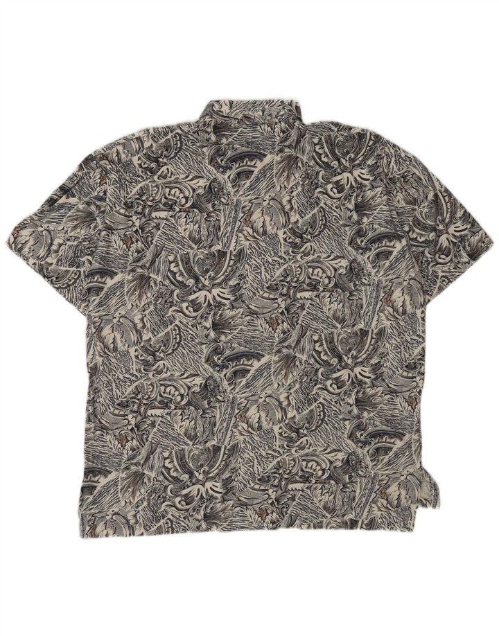 Мужская пуловер с коротким рукавом Manuel Ritz IT 50 Medium Grey Paisley